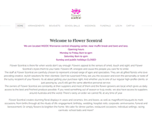 Tablet Screenshot of flower-scentral.com